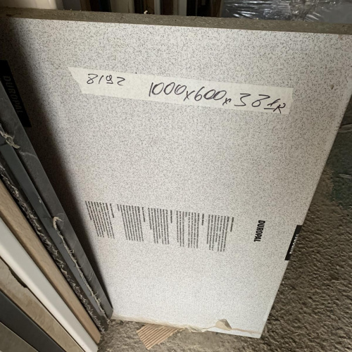 40*600*970мм F8192MS обрезок столешницы Серая крошка Duropal детальная картинка фото 2