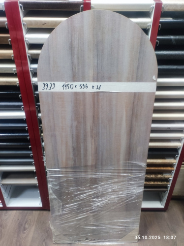3393 Flatting Барная стойка 40х596х1450мм кромка в цвет R290 фото фото 2