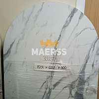 3027/S Барная стойка 38х607х1510мм белый мрамор в ПВХ кромке R300 фото