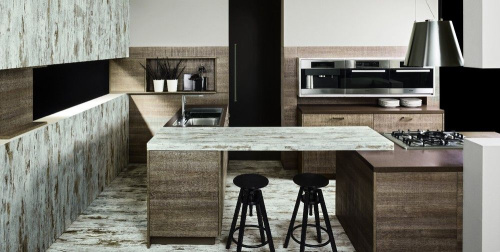 U 129 Siviglia Столешница CLEAF структурная фото 15