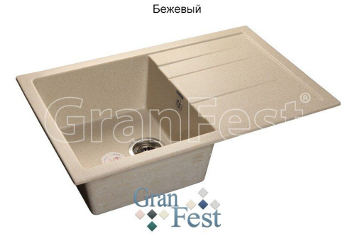 Мойка QUADRO GF-Q780L GranFest фото 3 Мойка QUADRO GF-Q780L GranFest детальная картинка фото 3