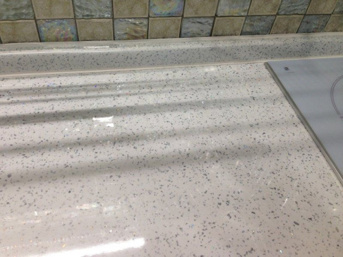 017/MO 9гр. Искра белая Столешница глянцевая фото 2