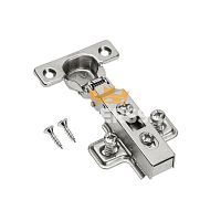 Петля GTV CIHC 09 mini накладная самозакрывающаяся с планкой H-0 с евро фото анонс товара