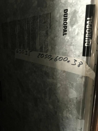 S63035 половина столешницы Duropal камень Треббия 40*600*2050мм детальная картинка фото 4