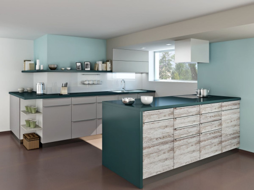 U 129 Siviglia Столешница CLEAF структурная фото 8