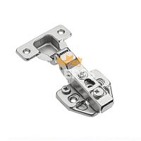 Петля GTV PRESTIGE HC 08 полунакладная самозакрывающаяся c H-0, без евро, с 3D регулировкой фото анонс товара