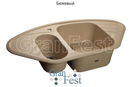Мойка CORNER GF-C960E GranFest фото 3 Мойка CORNER GF-C960E GranFest детальная картинка фото 3