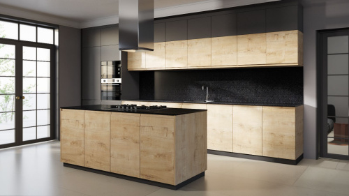 062$/3D 9гр. Черный королевский жемчуг Столешница структурная фото 3