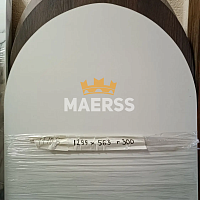 1110/S Барная стойка 40х563х1299мм Белая в ПВХ кромке R300 фото