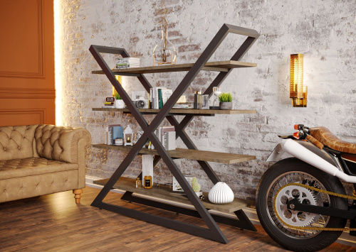 Стеллаж Basic в стиле Лофт фото 4