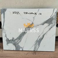 40*600*470мм 3027/S обрезок столешницы белый мрамор фото анонс товара