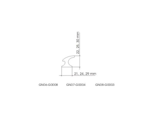 Ручка кнопка GAMET GN08 фото 2 Ручка кнопка GAMET GN08 фото 2