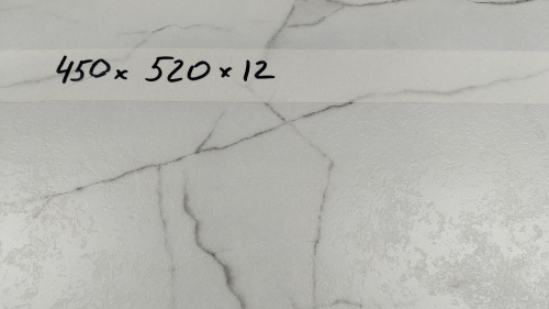 12*450*520мм тонкая столешница под мрамор HPL Compact детальная картинка фото 3