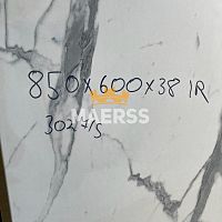 40*600*800мм 3027/S обрезок столешницы под белый мрамор фото анонс товара