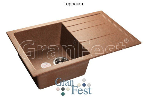 Мойка QUADRO GF-Q780L GranFest фото 8 Мойка QUADRO GF-Q780L GranFest детальная картинка фото 8
