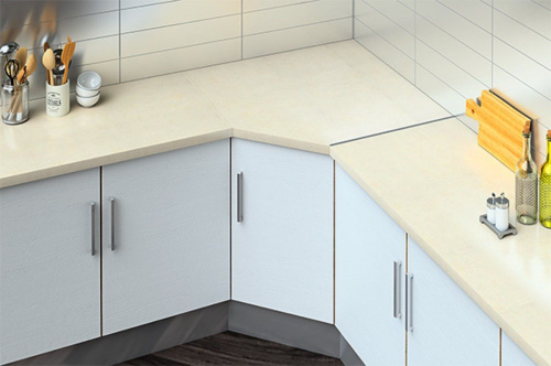 Угловой элемент из ДСП в цвет столешницы Form&Style детальная картинка фото 4