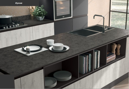 3074 B Столешница Черный тунис HPL Compact фото 8