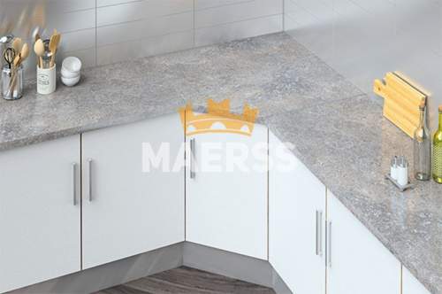 Угловой элемент из ДСП в цвет столешницы Polyrey детальная картинка