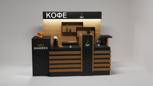 Классическая кофейная стойка Black Wood фото 4 Классическая кофейная стойка Black Wood детальная картинка фото 4