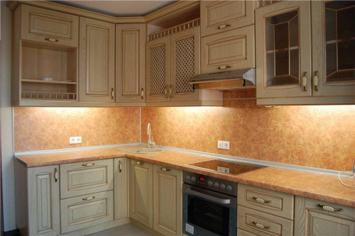 2901/E 8гр. Янтарь золотой Столешница глянцевая фото 3