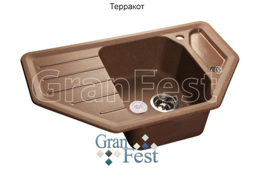 Мойка CORNER GF-C800E GranFest детальная картинка фото 8