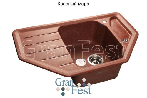 Мойка CORNER GF-C800E GranFest детальная картинка фото 11