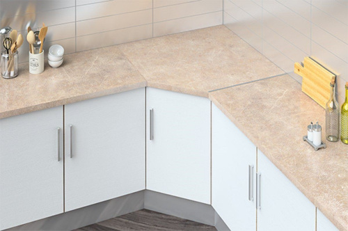 Угловой элемент из ДСП в цвет столешницы Form&Style детальная картинка фото 5