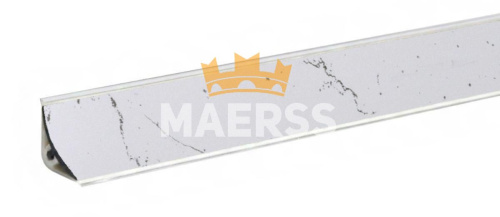 Mini плинтус для столешницы Korner LB 15.6156 Мрамор марквина белый Mini плинтус для столешницы Korner LB 15.6156 Мрамор марквина белый детальная картинка