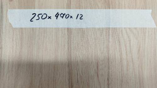 12*250*470мм тонкая столешница Дуб из HPL Compact детальная картинка фото 2