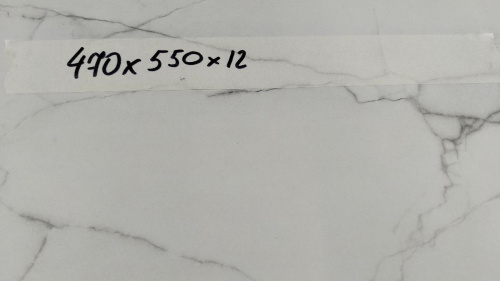 12*450*520мм тонкая столешница под мрамор HPL Compact детальная картинка фото 2