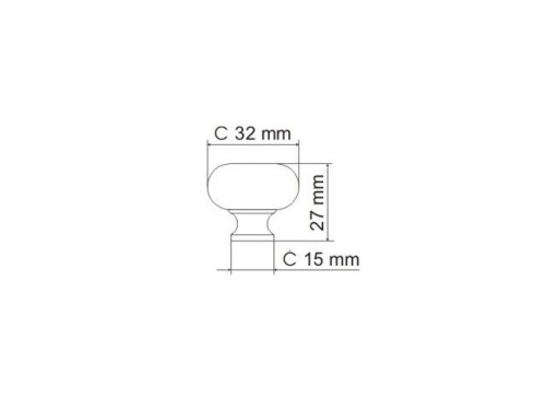 Ручка кнопка GAMET GP16 фото 2