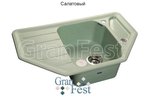 Мойка CORNER GF-C800E GranFest детальная картинка фото 12